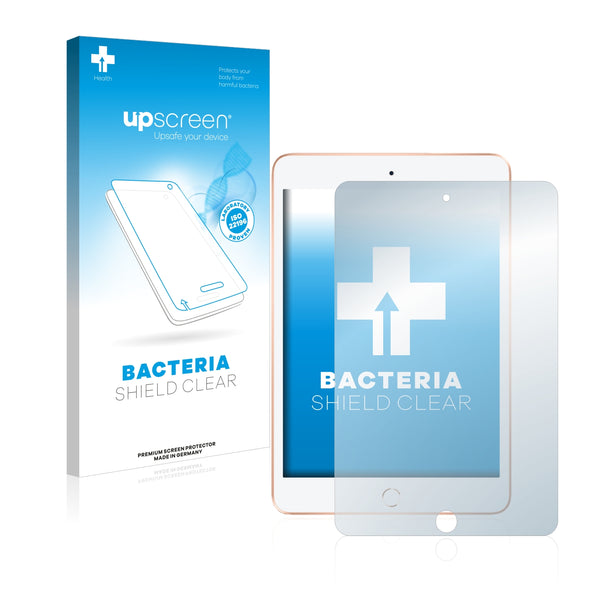 upscreen Bacteria Shield Clear Premium Antibacterial Screen Protector for Apple iPad mini 5 2019