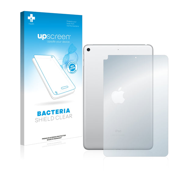 upscreen Bacteria Shield Clear Premium Antibacterial Screen Protector for Apple iPad mini 5 2019 (Back)