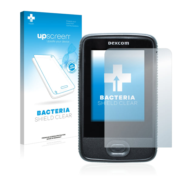 upscreen Bacteria Shield Clear Premium Antibacterial Screen Protector for Dexcom G5 Mobile Receiver