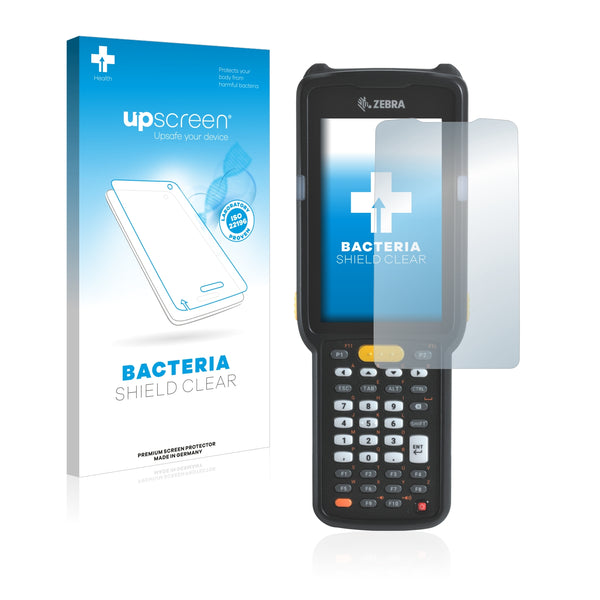 upscreen Bacteria Shield Clear Premium Antibacterial Screen Protector for Zebra MC330