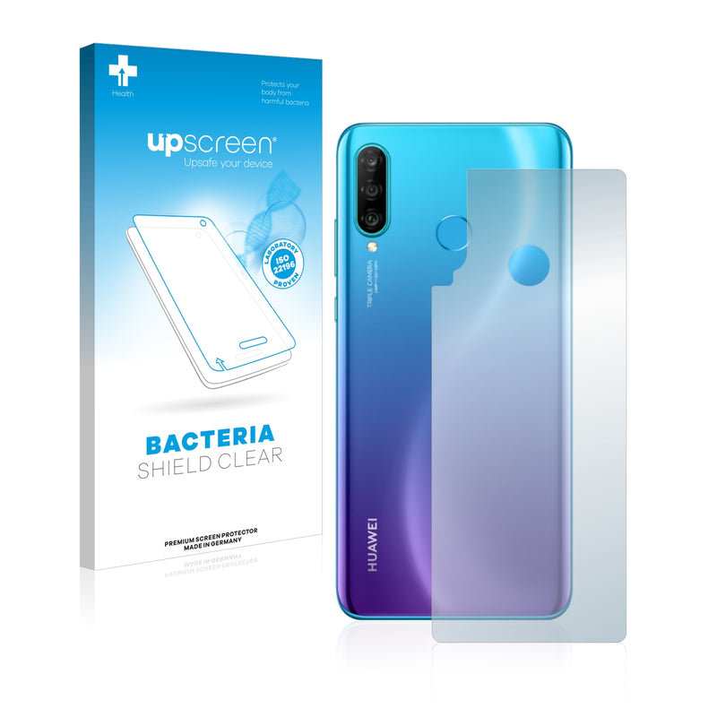 upscreen Bacteria Shield Clear Premium Antibacterial Screen Protector for Huawei P30 lite (Back)
