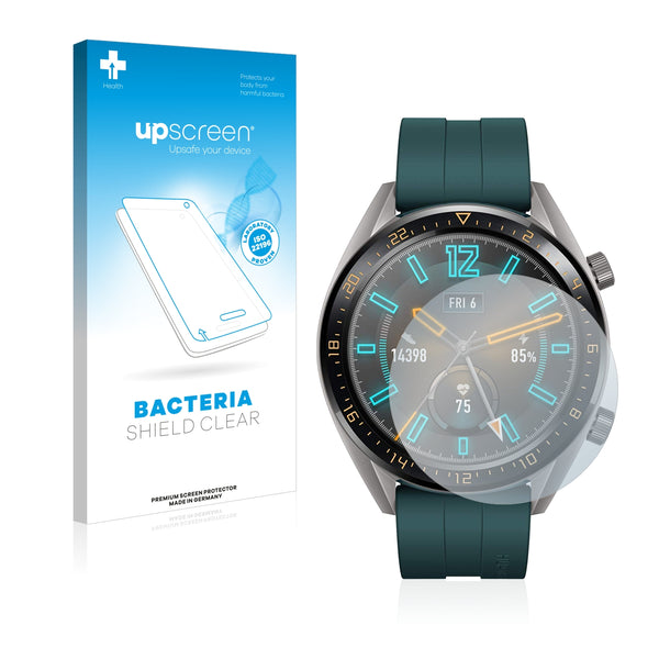 upscreen Bacteria Shield Clear Premium Antibacterial Screen Protector for Huawei Watch GT Active
