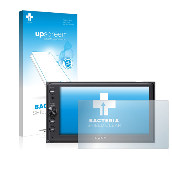 upscreen Bacteria Shield Clear Premium Antibacterial Screen Protector for Sony XAV-AX100