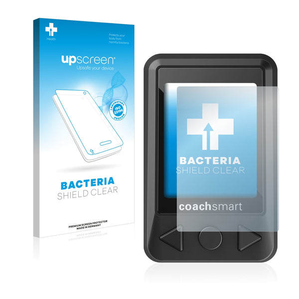 upscreen Bacteria Shield Clear Premium Antibacterial Screen Protector for Coachsmart LEV