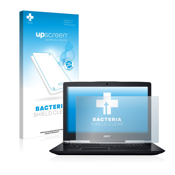 upscreen Bacteria Shield Clear Premium Antibacterial Screen Protector for Acer Aspire V 17 Nitro