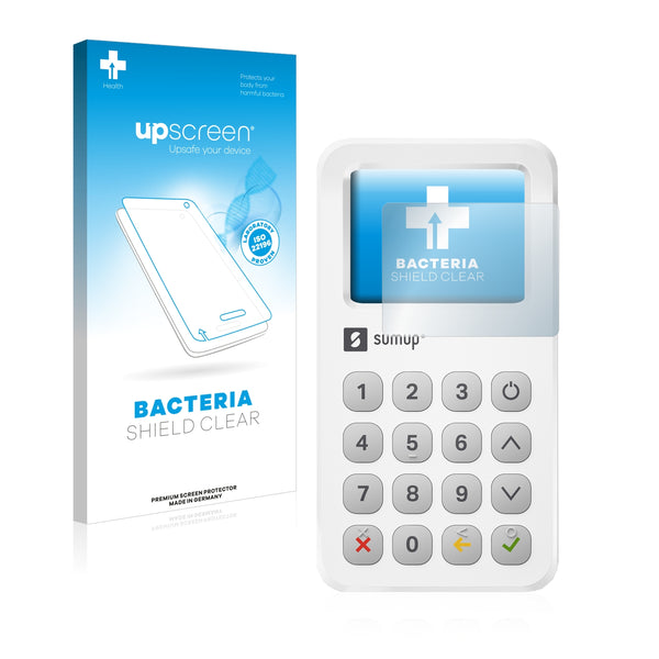 upscreen Bacteria Shield Clear Premium Antibacterial Screen Protector for SumUp 3G