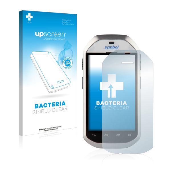 upscreen Bacteria Shield Clear Premium Antibacterial Screen Protector for Zebra MC40