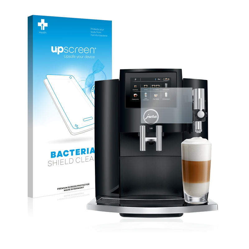 upscreen Bacteria Shield Clear Premium Antibacterial Screen Protector for Jura S80