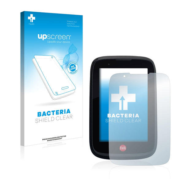 upscreen Bacteria Shield Clear Premium Antibacterial Screen Protector for Falk Tiger Evo