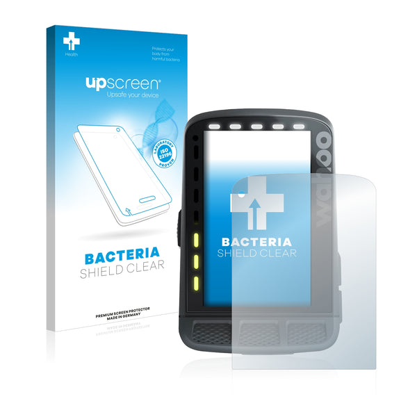 upscreen Bacteria Shield Clear Premium Antibacterial Screen Protector for Wahoo Elemnt Roam