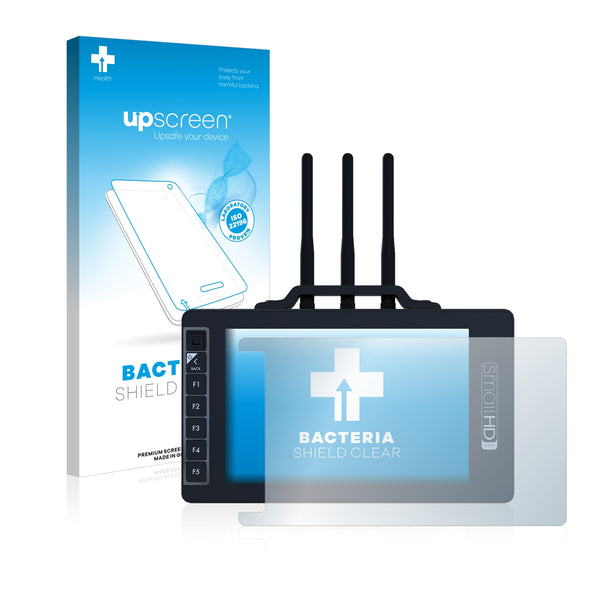 upscreen Bacteria Shield Clear Premium Antibacterial Screen Protector for SmallHD 703 Bolt Wireless Monitor