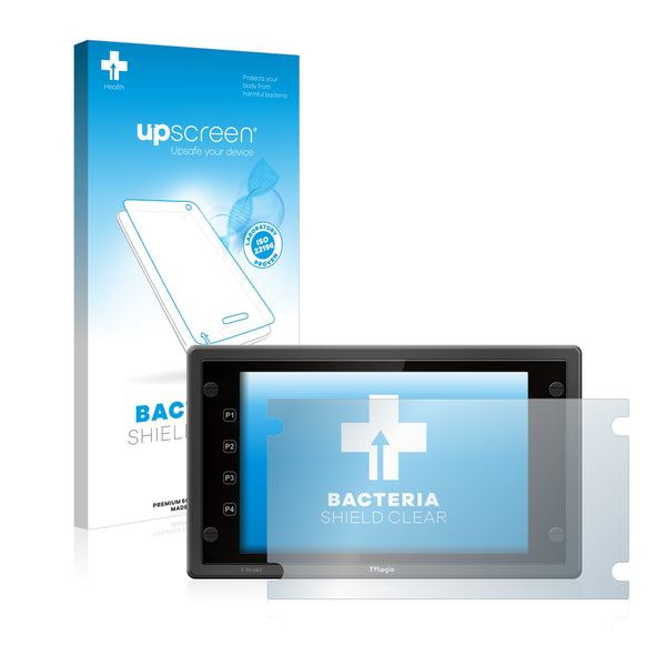 upscreen Bacteria Shield Clear Premium Antibacterial Screen Protector for TVlogic F-7H mk2
