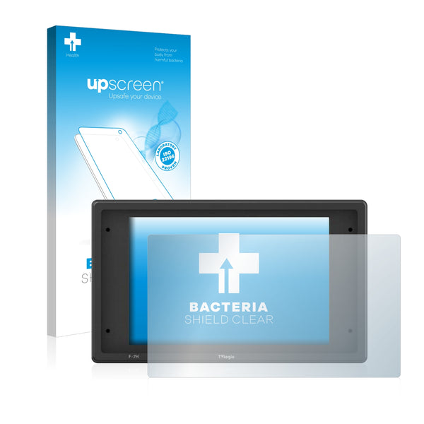 upscreen Bacteria Shield Clear Premium Antibacterial Screen Protector for TVlogic F-7H
