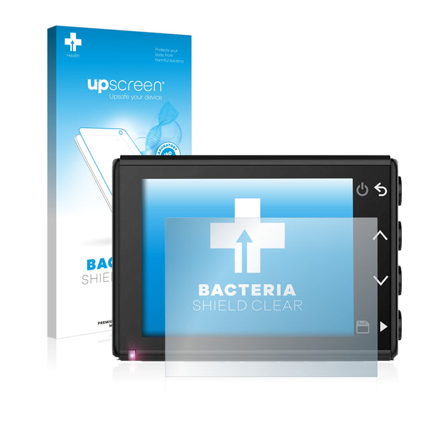 upscreen Bacteria Shield Clear Premium Antibacterial Screen Protector for Garmin Dash Cam 56