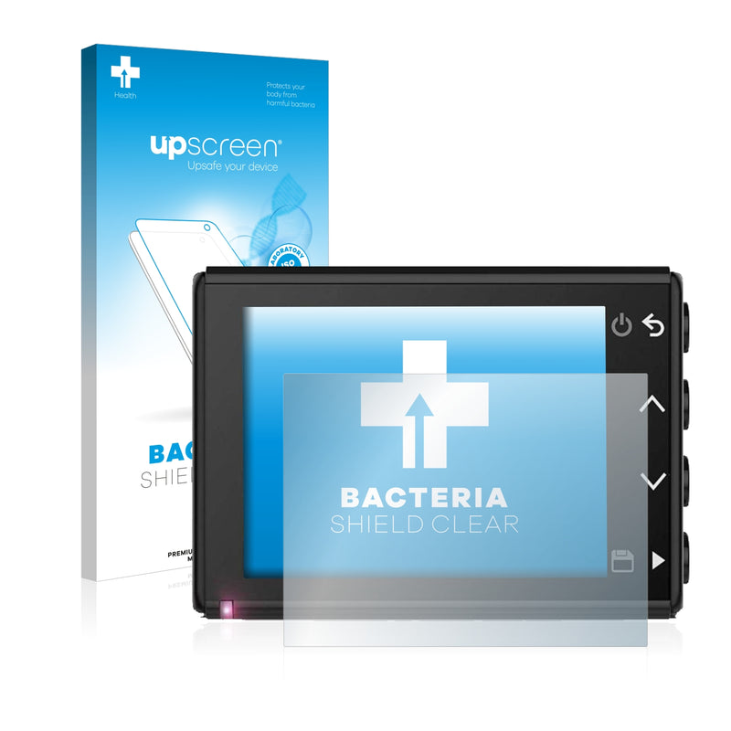 upscreen Bacteria Shield Clear Premium Antibacterial Screen Protector for Garmin Dash Cam 56