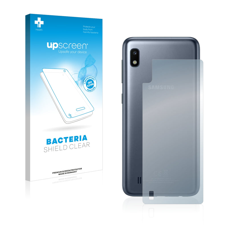 upscreen Bacteria Shield Clear Premium Antibacterial Screen Protector for Samsung Galaxy A10 (Back)