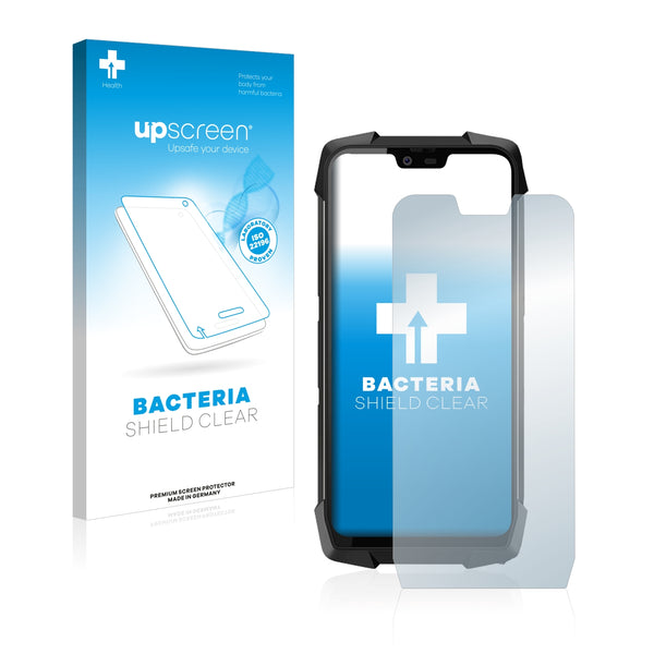 upscreen Bacteria Shield Clear Premium Antibacterial Screen Protector for Blackview BV9700 Pro