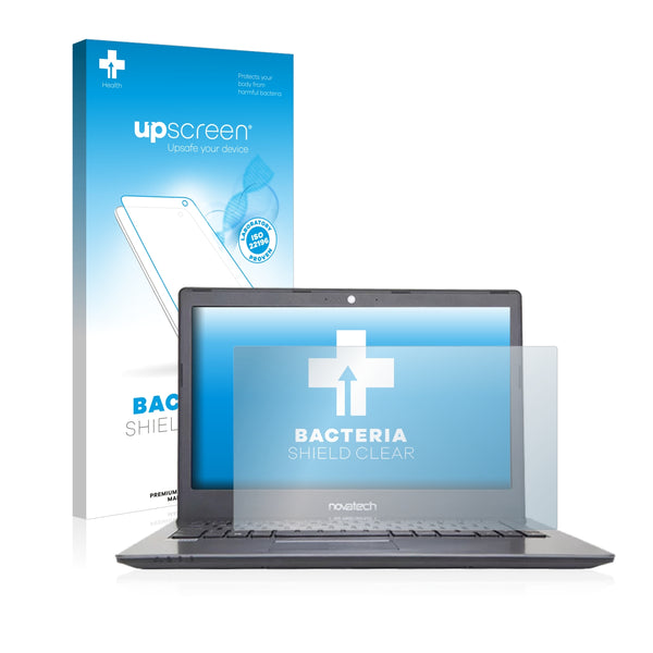 upscreen Bacteria Shield Clear Premium Antibacterial Screen Protector for Novatech npro N1654