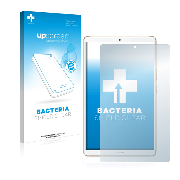 upscreen Bacteria Shield Clear Premium Antibacterial Screen Protector for Huawei MediaPad M6 8.4