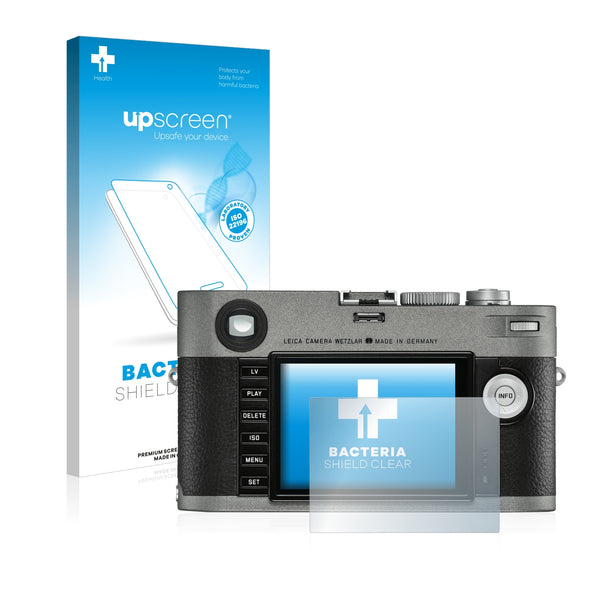 upscreen Bacteria Shield Clear Premium Antibacterial Screen Protector for Leica M-E Typ 240 2019