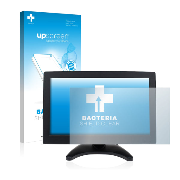 upscreen Bacteria Shield Clear Premium Antibacterial Screen Protector for Eyoyo HD TFT LCD HDMI Monitor