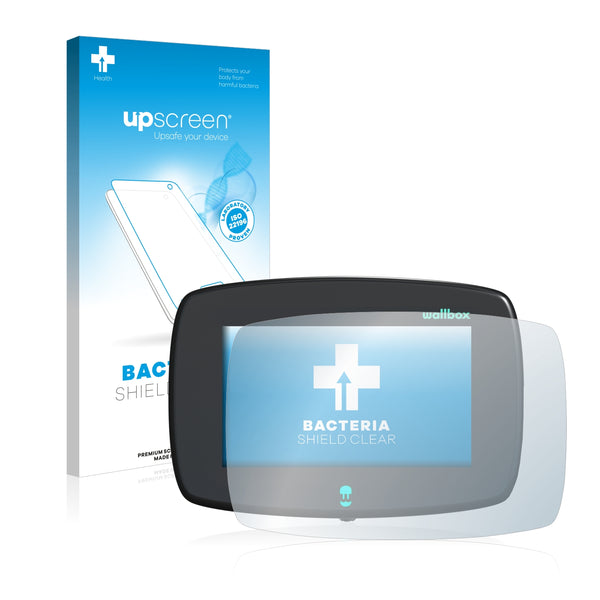 upscreen Bacteria Shield Clear Premium Antibacterial Screen Protector for Wallbox Commander