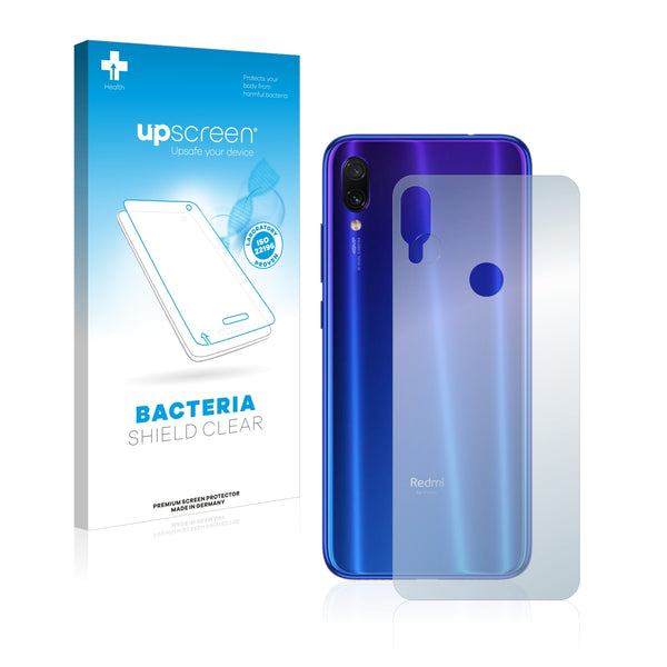 upscreen Bacteria Shield Clear Premium Antibacterial Screen Protector for Xiaomi Redmi Note 7S (Back)