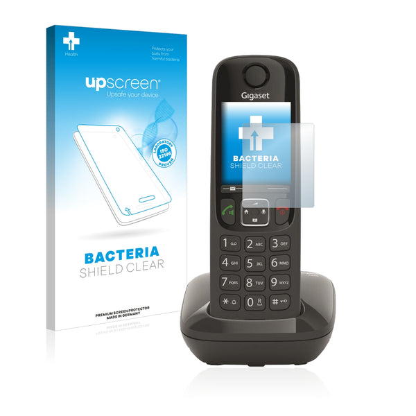 upscreen Bacteria Shield Clear Premium Antibacterial Screen Protector for Gigaset AS690