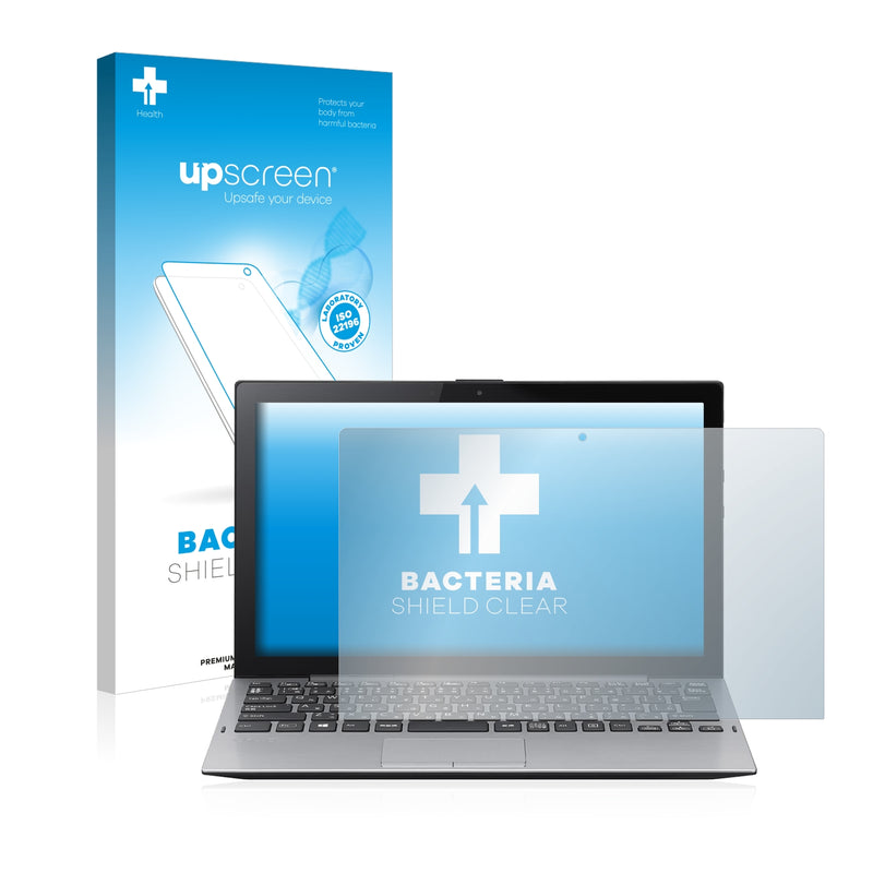 upscreen Bacteria Shield Clear Premium Antibacterial Screen Protector for Sony Vaio A12