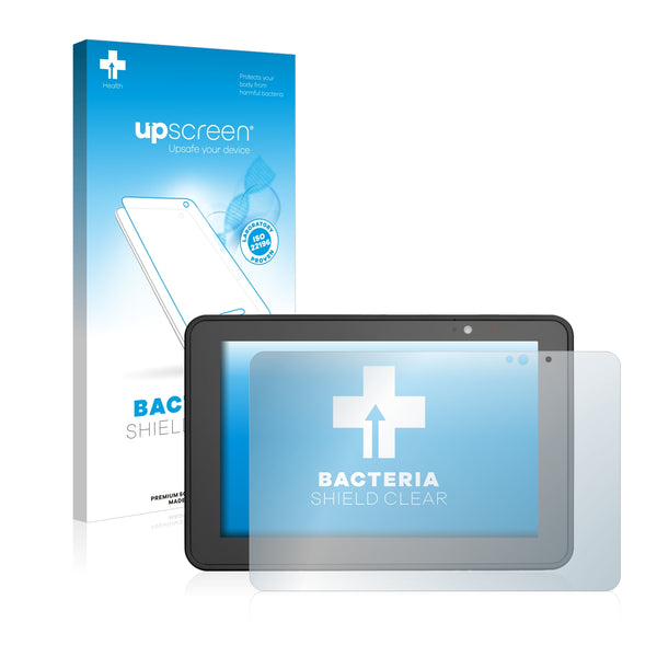 upscreen Bacteria Shield Clear Premium Antibacterial Screen Protector for Zebra ET51/ET56 8.4