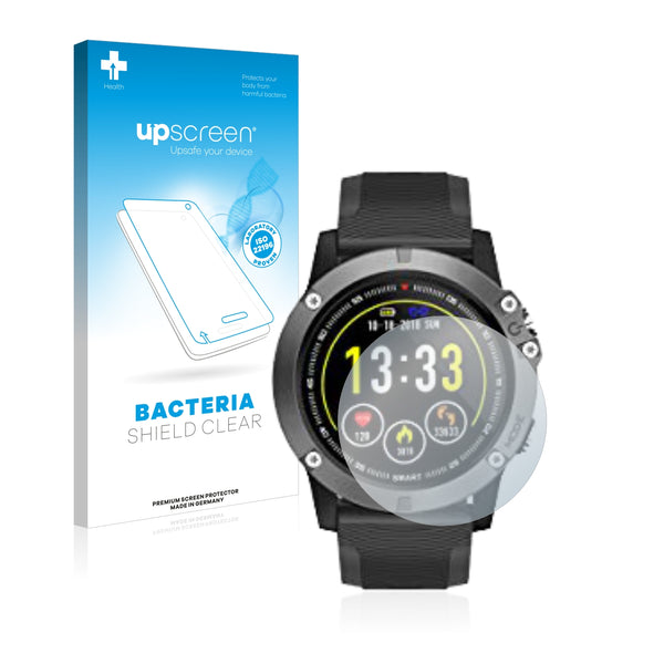 upscreen Bacteria Shield Clear Premium Antibacterial Screen Protector for HolyHigh Fitness Tracker Gen-Q58
