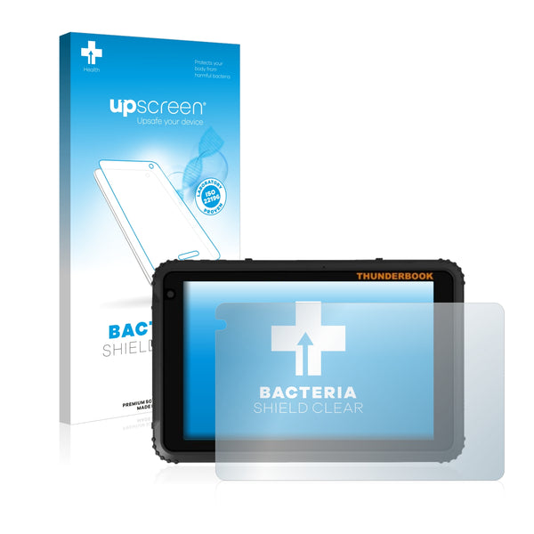 upscreen Bacteria Shield Clear Premium Antibacterial Screen Protector for Thunderbook Titan A100 10