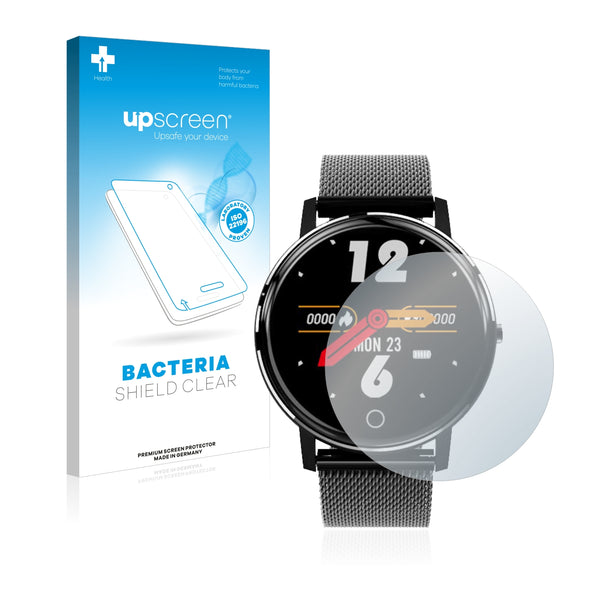 upscreen Bacteria Shield Clear Premium Antibacterial Screen Protector for Holalei Fitness Tracker 1.3