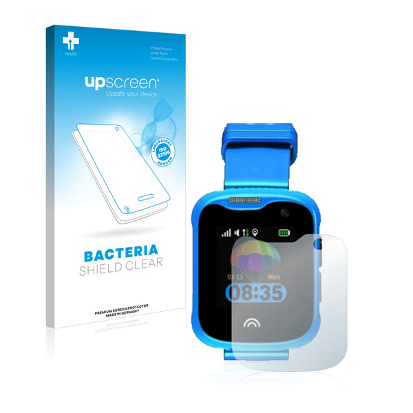 upscreen Bacteria Shield Clear Premium Antibacterial Screen Protector for KiDSnav Ultra