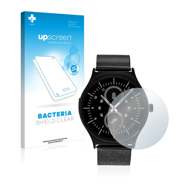 upscreen Bacteria Shield Clear Premium Antibacterial Screen Protector for GoClever Fit Watch Elegance