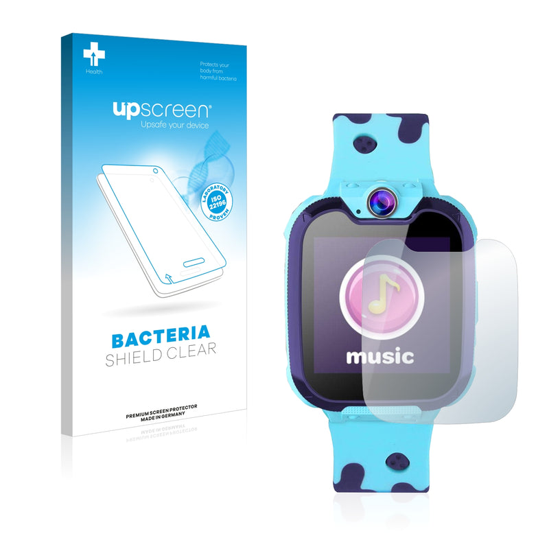 upscreen Bacteria Shield Clear Premium Antibacterial Screen Protector for Jaybest B07