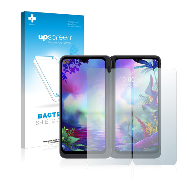 upscreen Bacteria Shield Clear Premium Antibacterial Screen Protector for LG G8X ThinQ