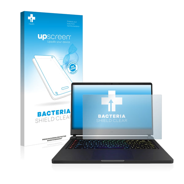 upscreen Bacteria Shield Clear Premium Antibacterial Screen Protector for Xiaomi Mi Gaming Notebook 2019