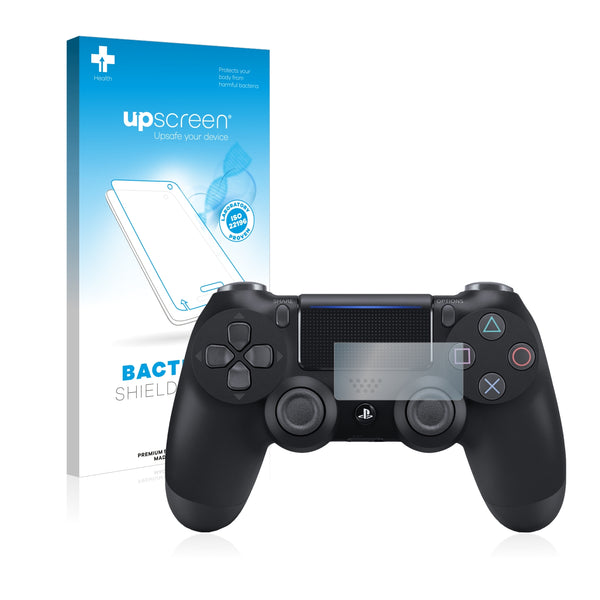 upscreen Bacteria Shield Clear Premium Antibacterial Screen Protector for Sony PS4 DualShock 4 Controller 2019