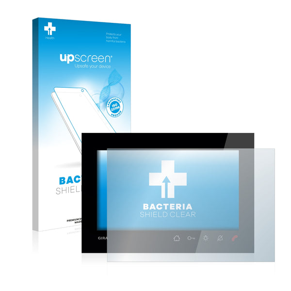 upscreen Bacteria Shield Clear Premium Antibacterial Screen Protector for Gira Wohnungsstation AP 7