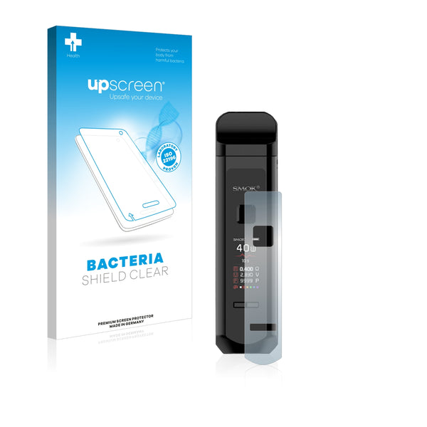 upscreen Bacteria Shield Clear Premium Antibacterial Screen Protector for Smok RPM 40