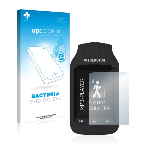 upscreen Bacteria Shield Clear Premium Antibacterial Screen Protector for TrekStor i.Beat Jump BT