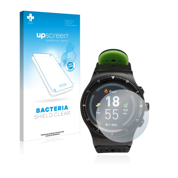 upscreen Bacteria Shield Clear Premium Antibacterial Screen Protector for Denver SW-500