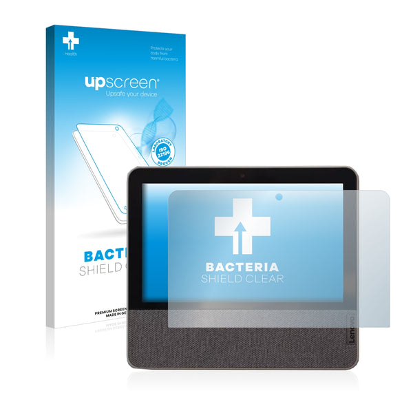 upscreen Bacteria Shield Clear Premium Antibacterial Screen Protector for Lenovo Smart Display 7