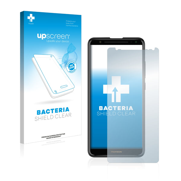 upscreen Bacteria Shield Clear Premium Antibacterial Screen Protector for Thomson V-6004G