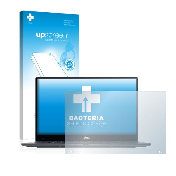 upscreen Bacteria Shield Clear Premium Antibacterial Screen Protector for Dell XPS 13 9360 QHD Touch
