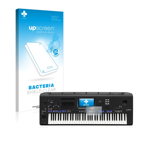 upscreen Bacteria Shield Clear Premium Antibacterial Screen Protector for Yamaha Genos