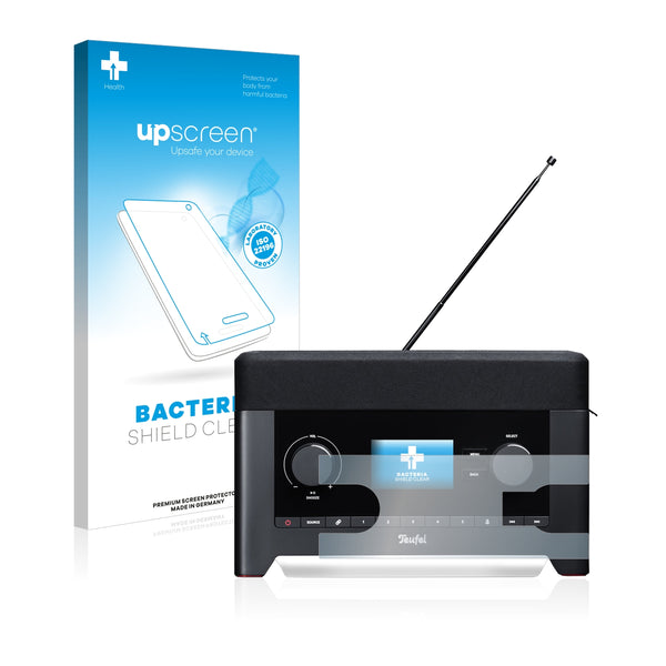 upscreen Bacteria Shield Clear Premium Antibacterial Screen Protector for Teufel Radio 3sixty