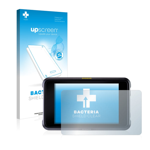 upscreen Bacteria Shield Clear Premium Antibacterial Screen Protector for Atomos Shogun 7