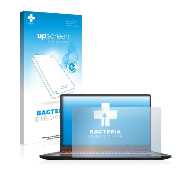 upscreen Bacteria Shield Clear Premium Antibacterial Screen Protector for MSI Prestige 14
